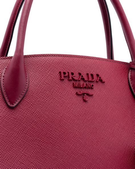 prada monochrome medium saffiano bag